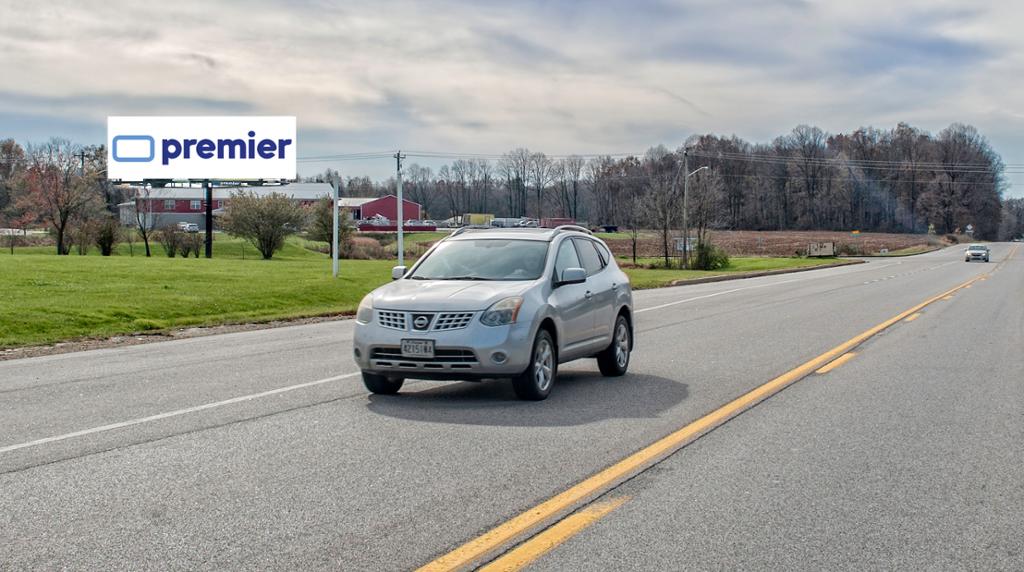 Photo of a billboard in New Londn Twp