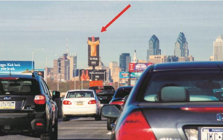 Photo of a billboard in Philadelphia