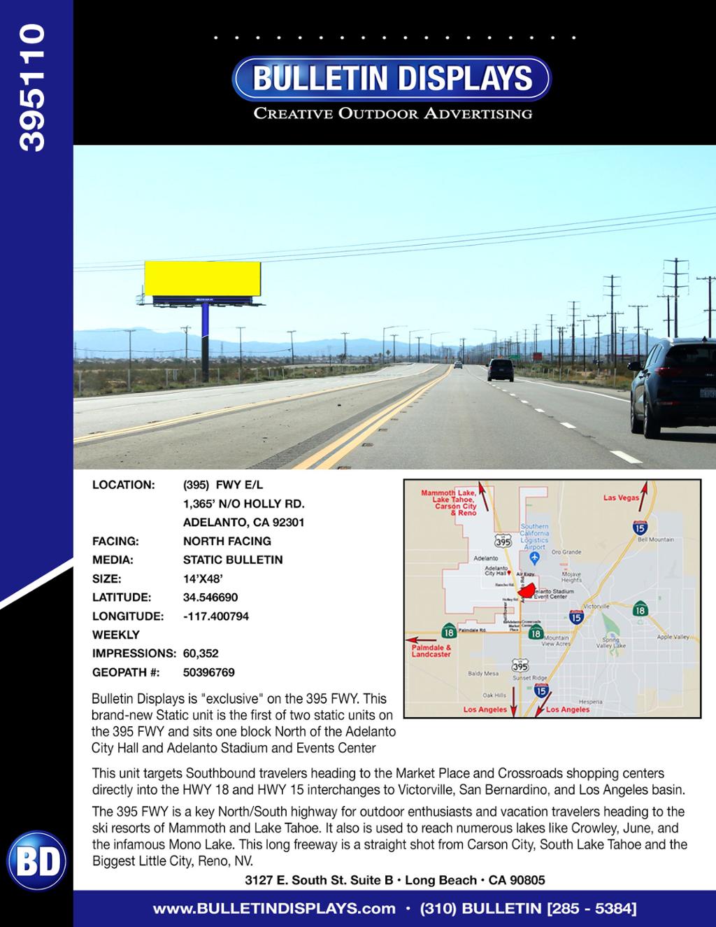 Photo of a billboard in Helendale