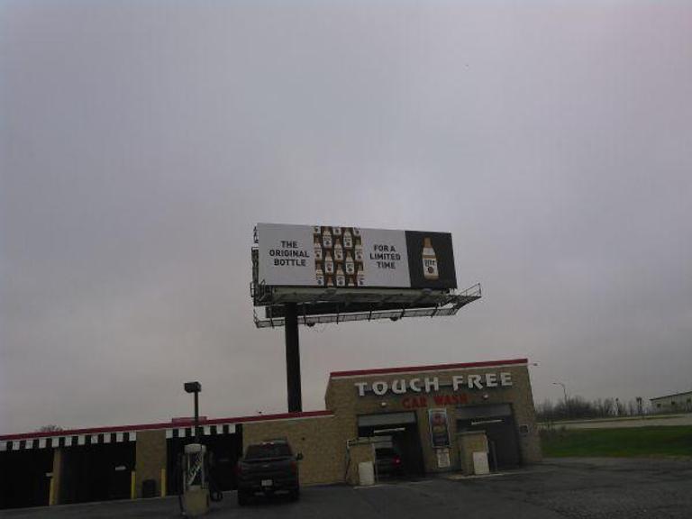 Photo of a billboard in Random Lake