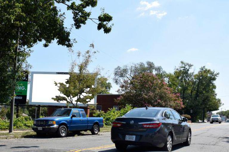 Photo of a billboard in Fredericksburg