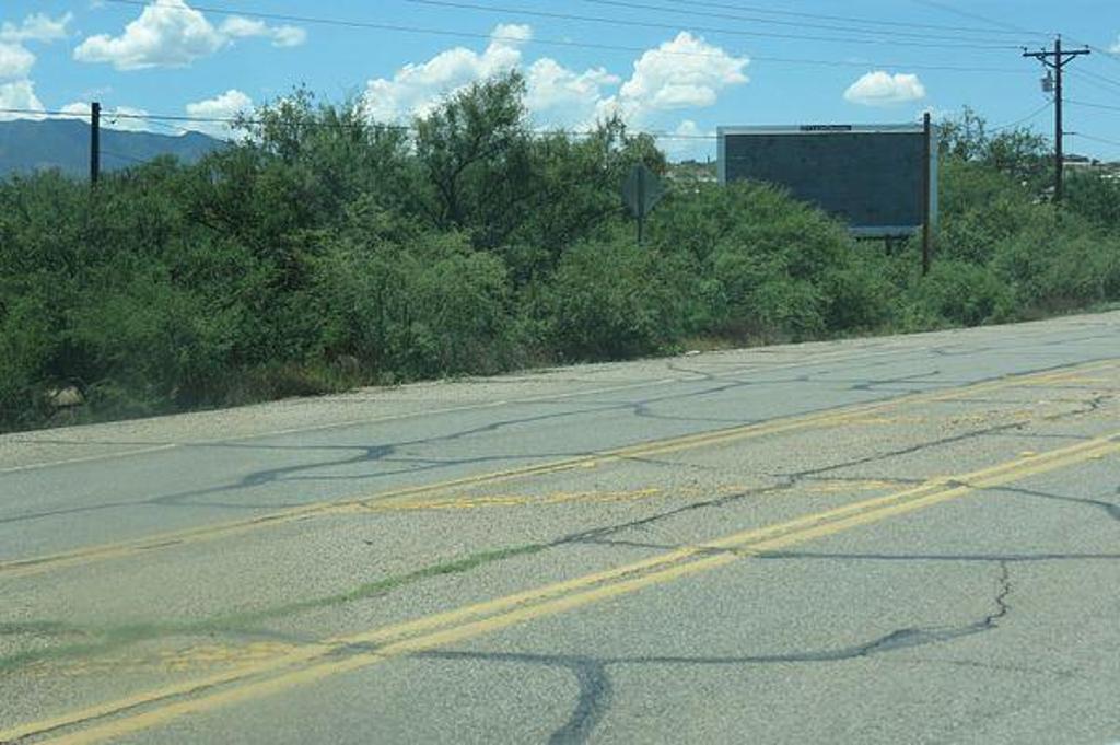 Photo of a billboard in St David