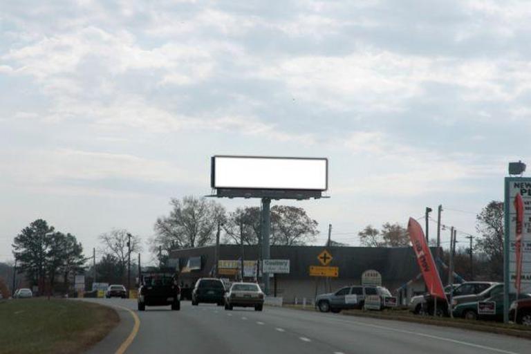 Photo of a billboard in Charlott Hall