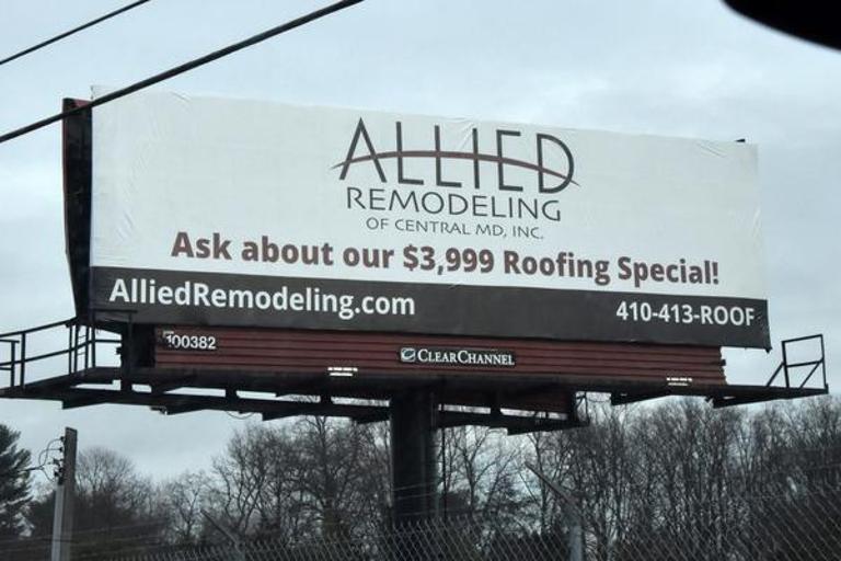 Photo of a billboard in Street