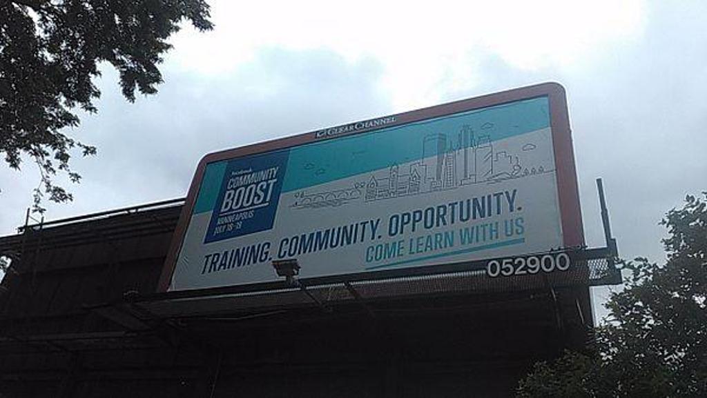 Photo of a billboard in Spring Lake Park