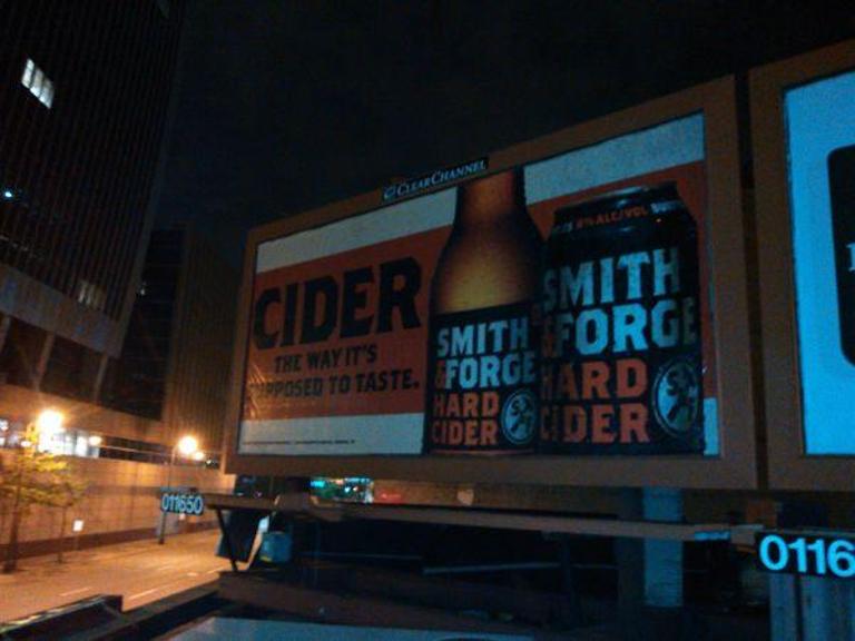 Photo of an outdoor ad in Minneapolis