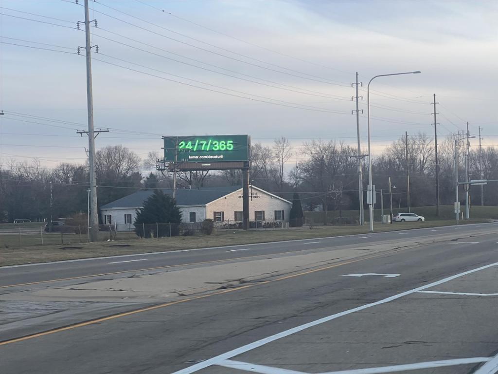 Photo of a billboard in Bates