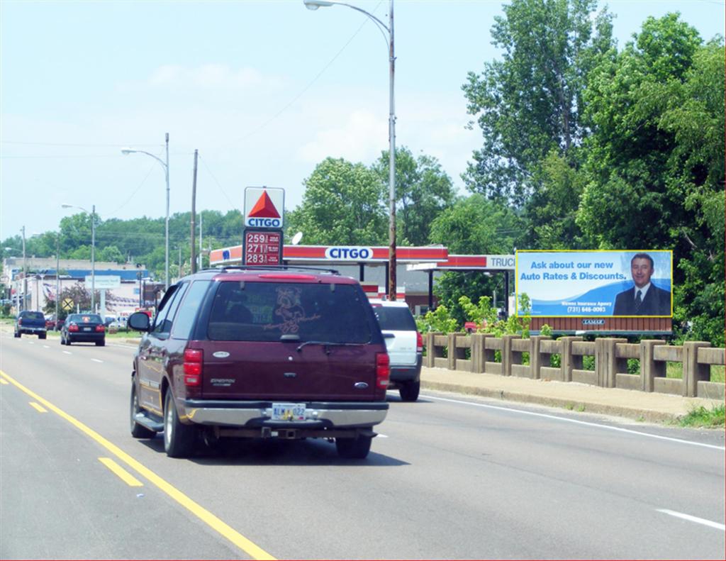 Photo of a billboard in Selmer