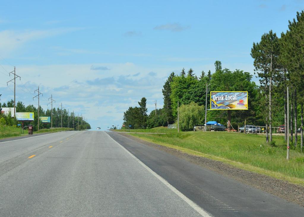Photo of a billboard in Wahkon
