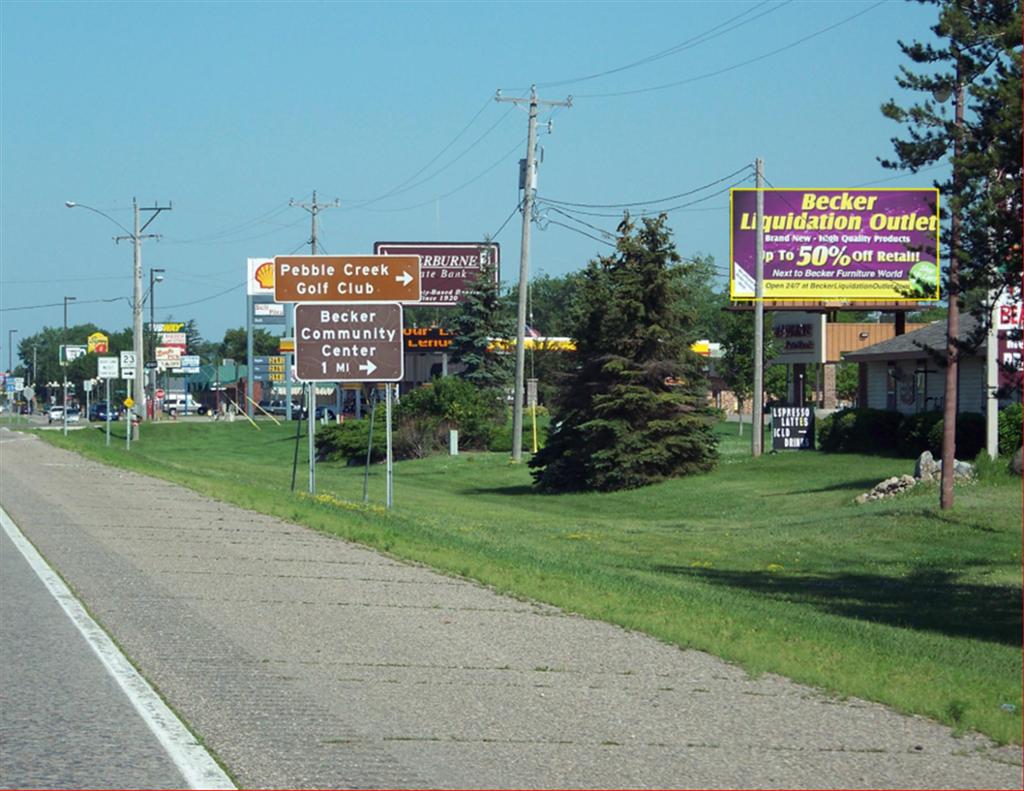 Photo of a billboard in Becker