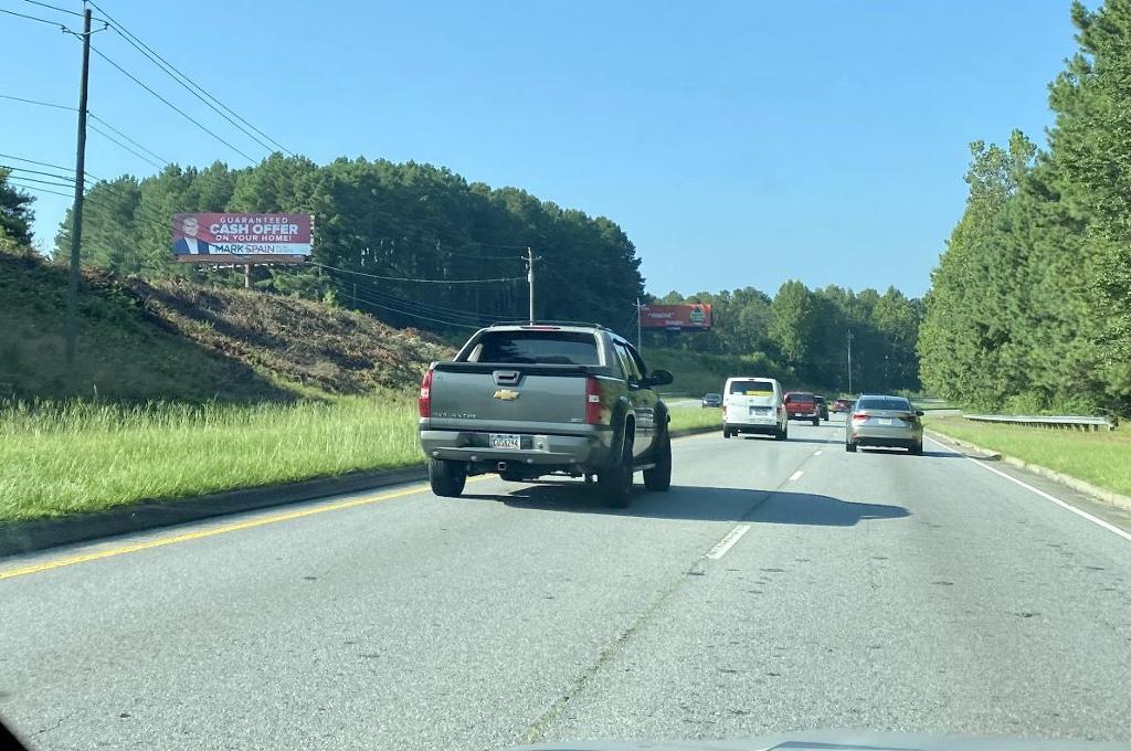 Photo of a billboard in Johns Creek