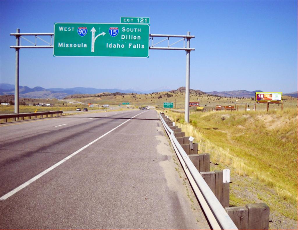 Photo of a billboard in Leadore