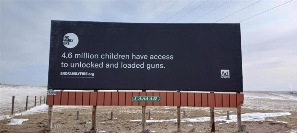 Photo of a billboard in Rawlins