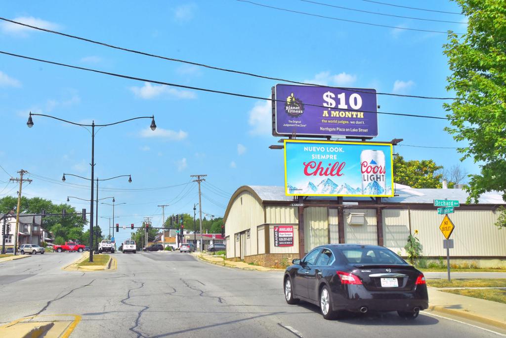 Photo of a billboard in North Aurora