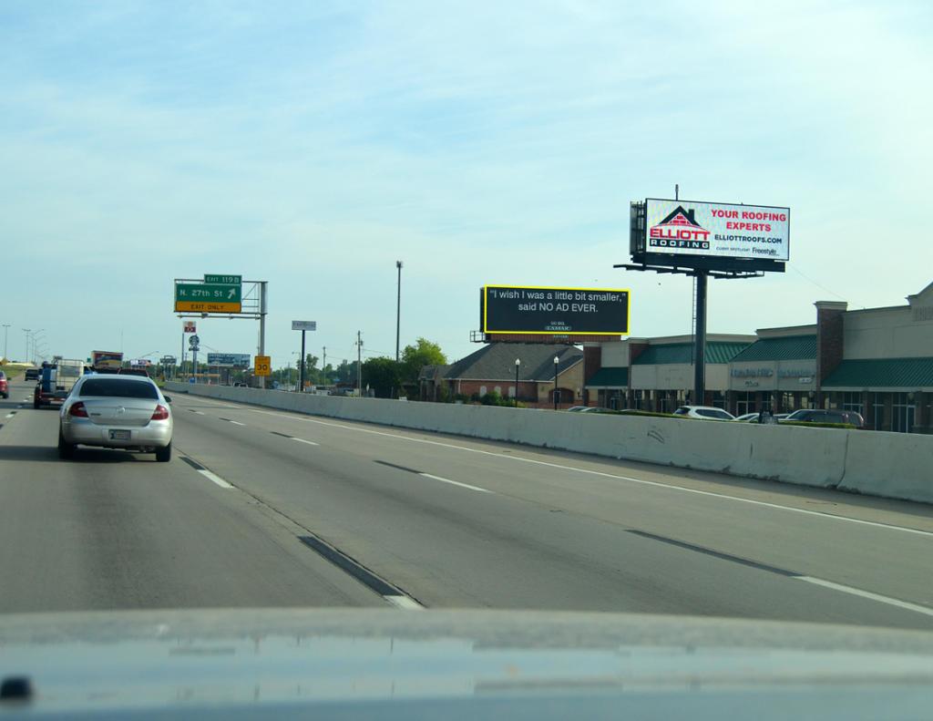 Photo of a billboard in Moore