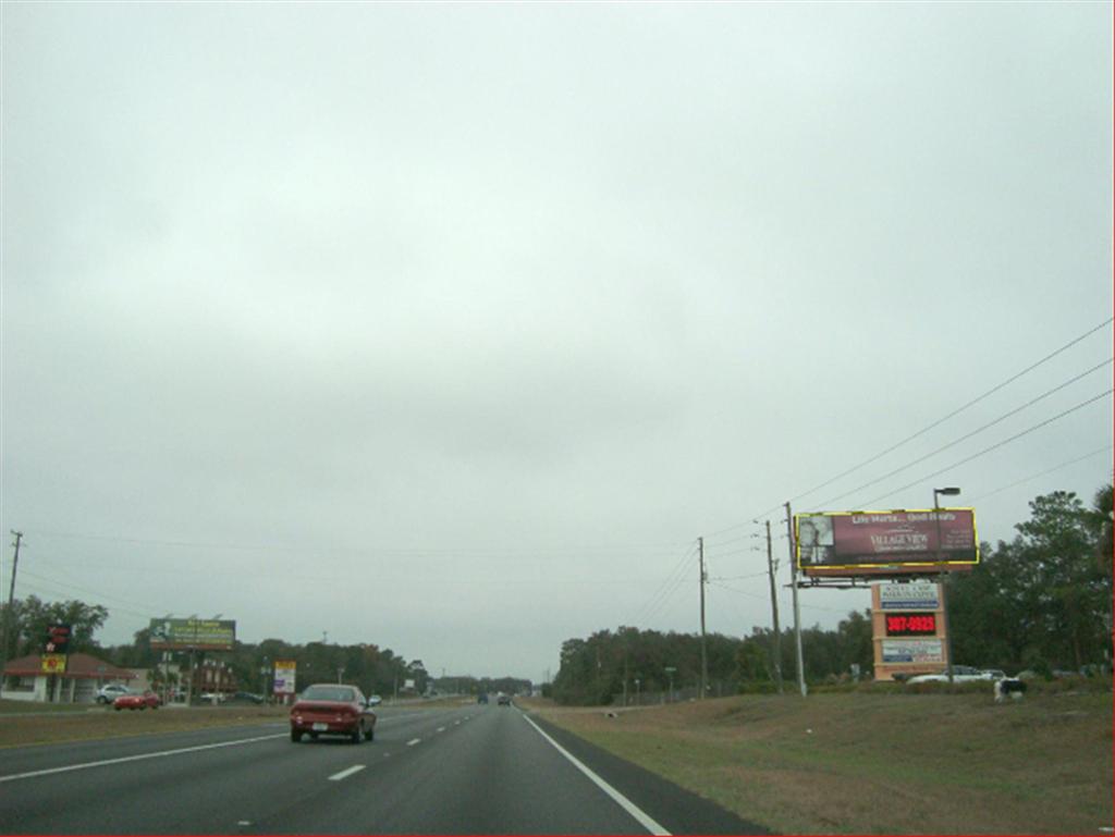 Photo of a billboard in East Lake Weir