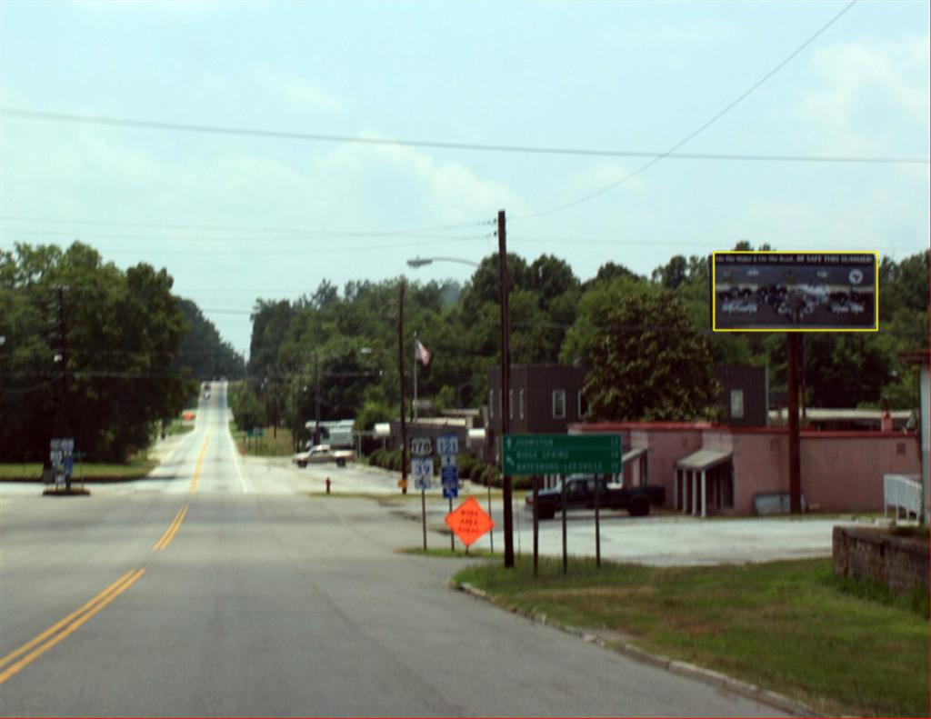 Photo of a billboard in Saluda