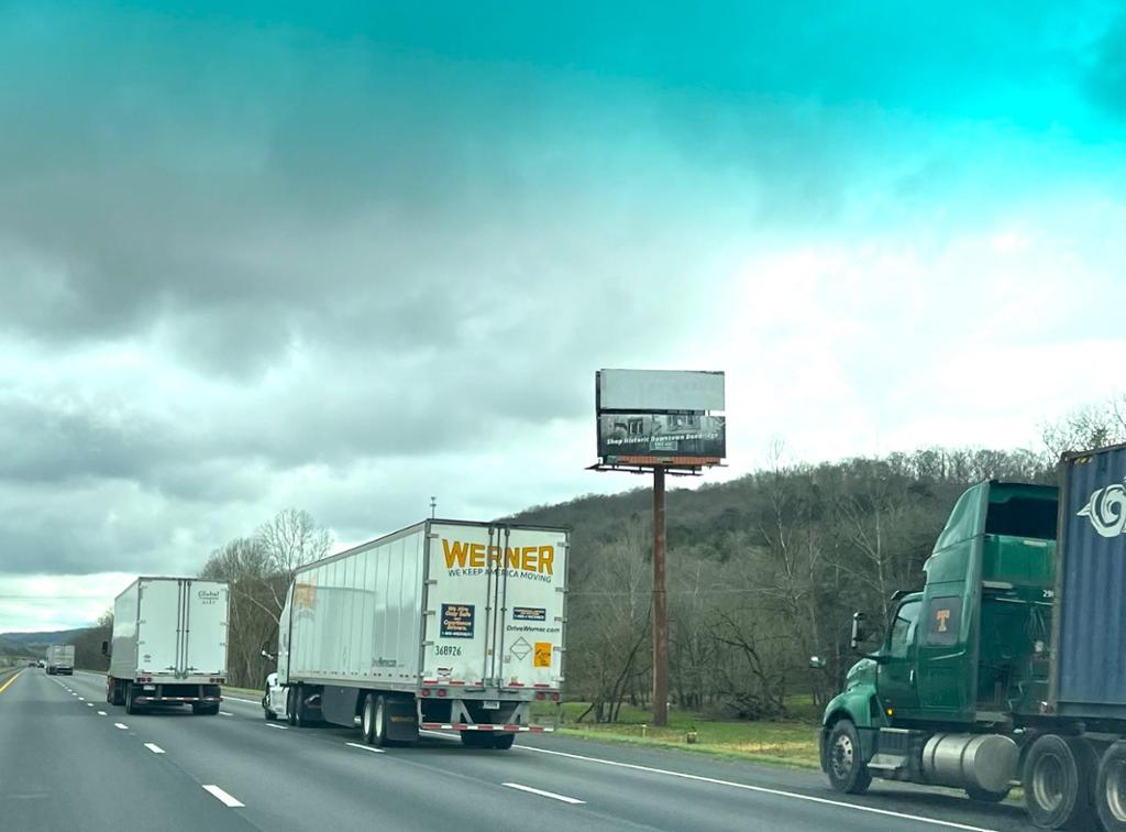 Photo of a billboard in Sevierville