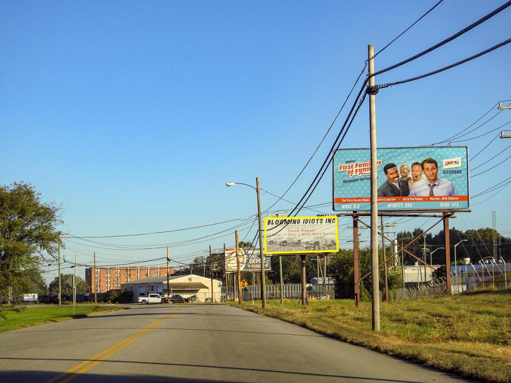 Photo of a billboard in Prince George