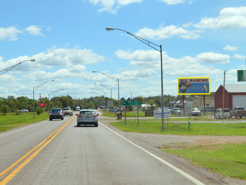 Photo of a billboard in Tahlequah