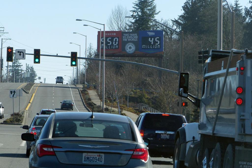 Photo of a billboard in La Grande
