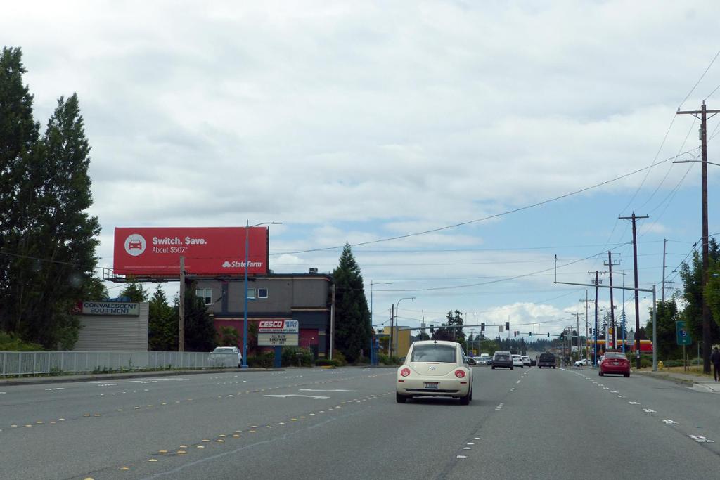 Photo of a billboard in Lynnwood