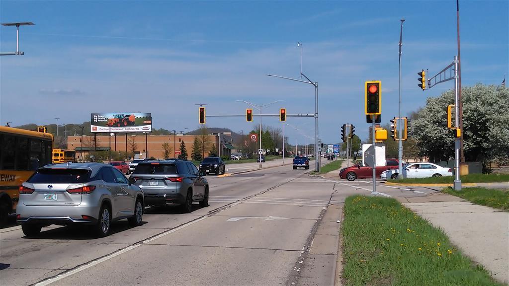 Photo of an outdoor ad in La Crosse