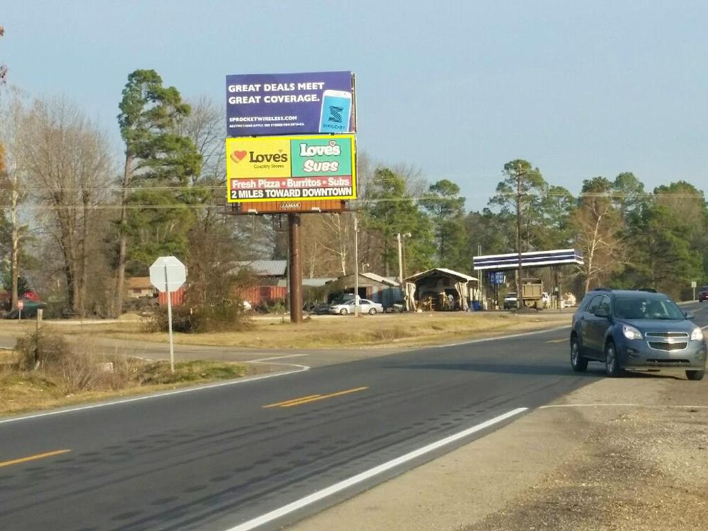 Photo of a billboard in Broken Bow