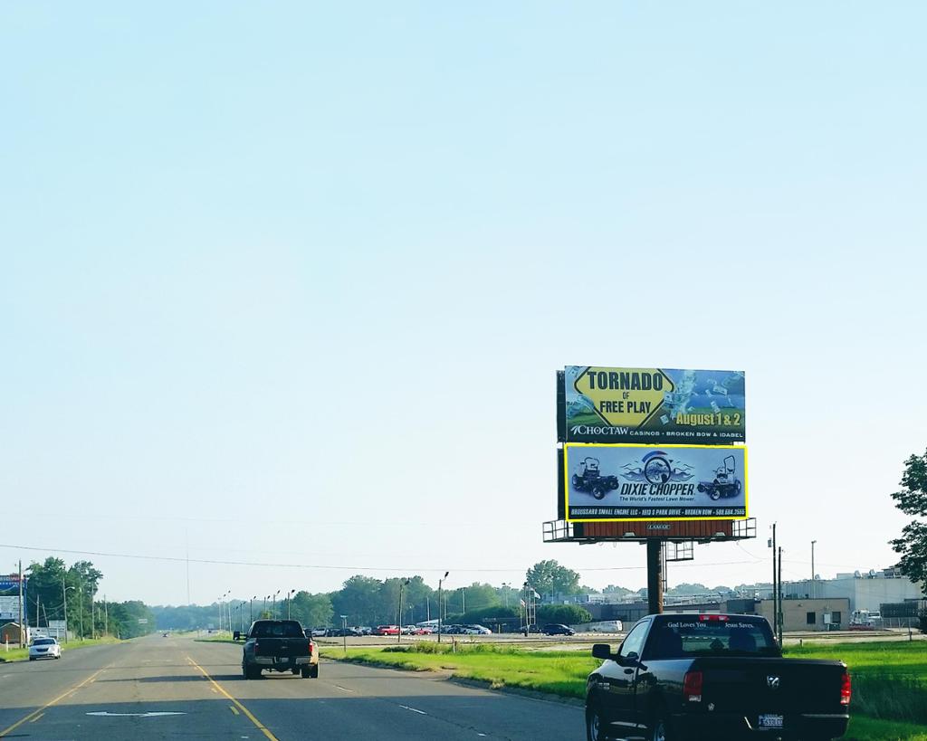 Photo of a billboard in Eagletown