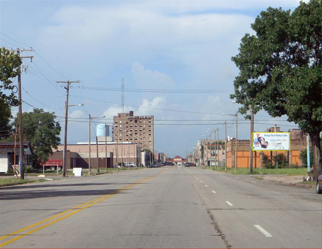 Photo of a billboard in Sabine Pass