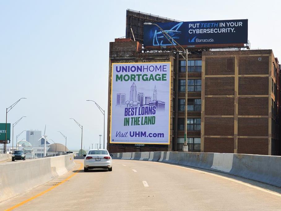 Photo of an outdoor ad in Cleveland