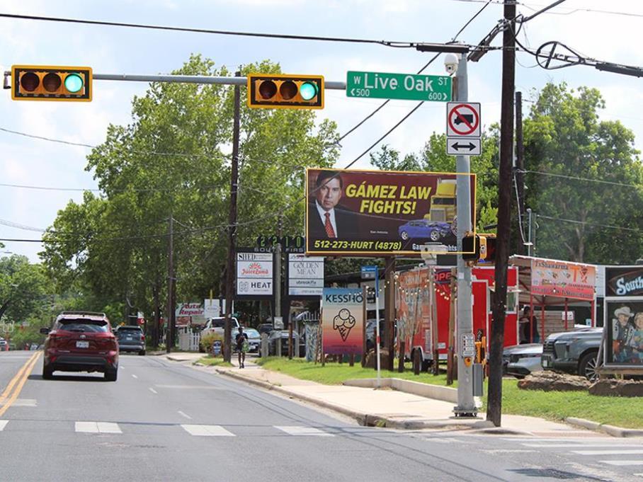 Photo of an outdoor ad in Austin