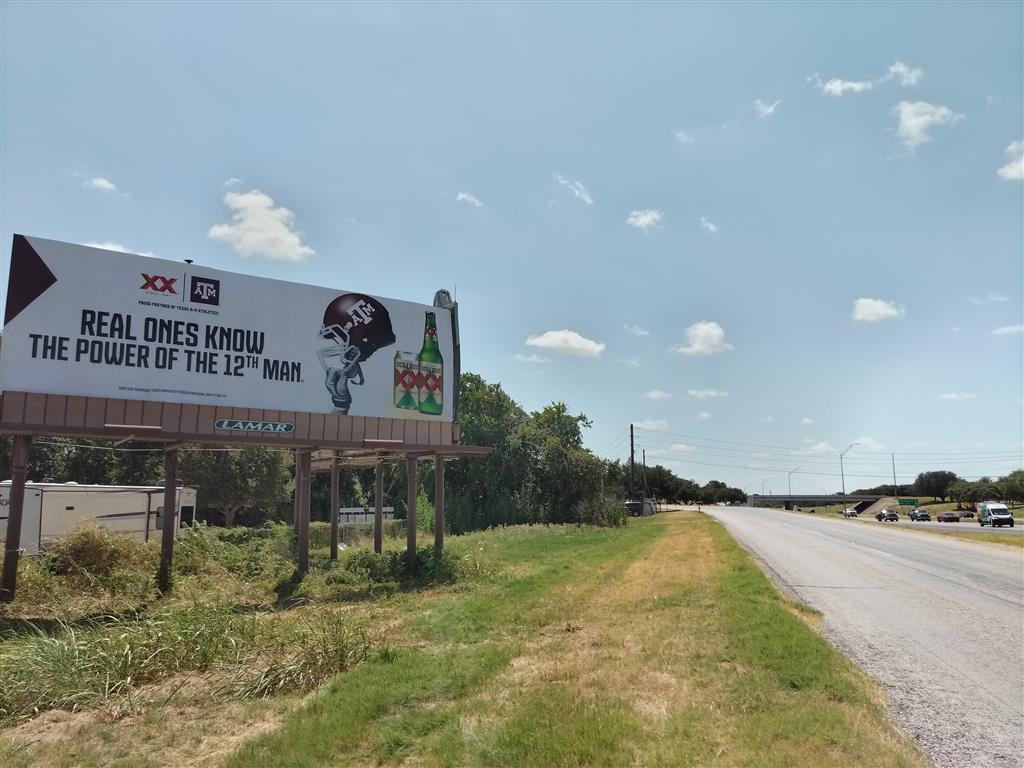 Photo of an outdoor ad in Bryan