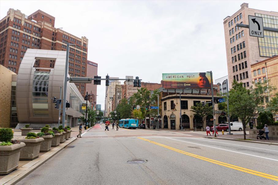 Photo of an outdoor ad in Pittsburgh