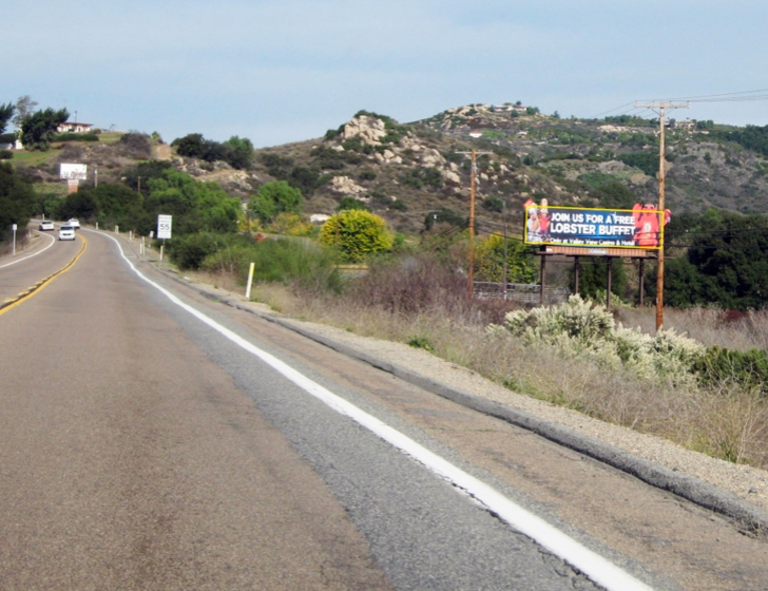 Photo of a billboard in Palomar Mountain