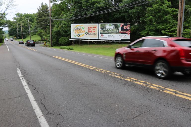 Photo of a billboard in Carversville