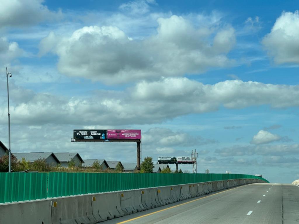 Photo of a billboard in West Branch