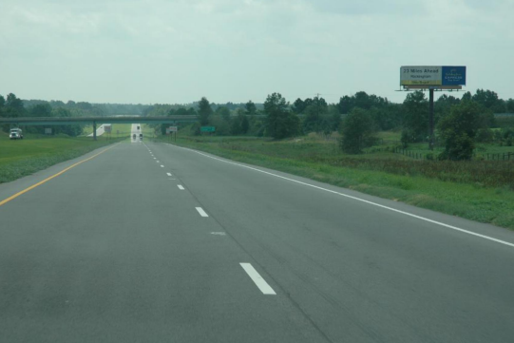 Photo of a billboard in Biscoe