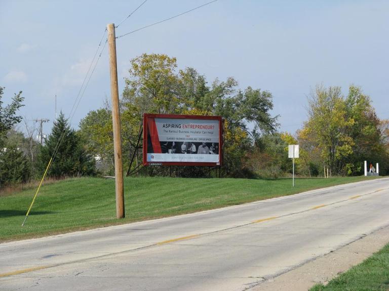 Photo of a billboard in Buckley