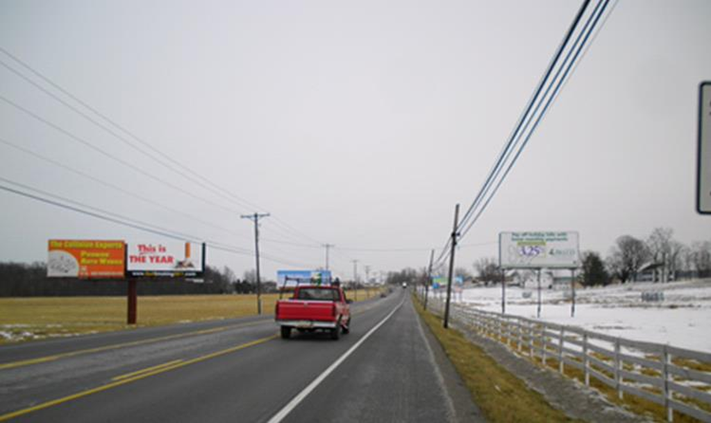 Photo of a billboard in New Oxford