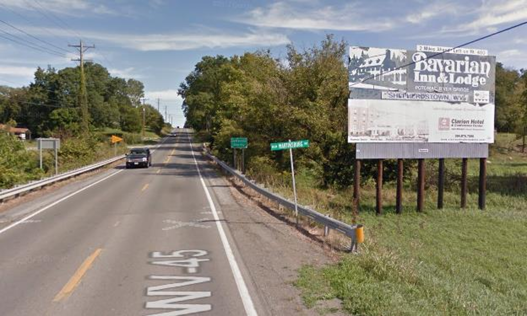 Photo of a billboard in Shepherdstown