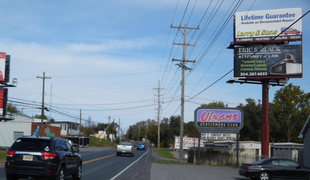 Photo of a billboard in Bunker Hill