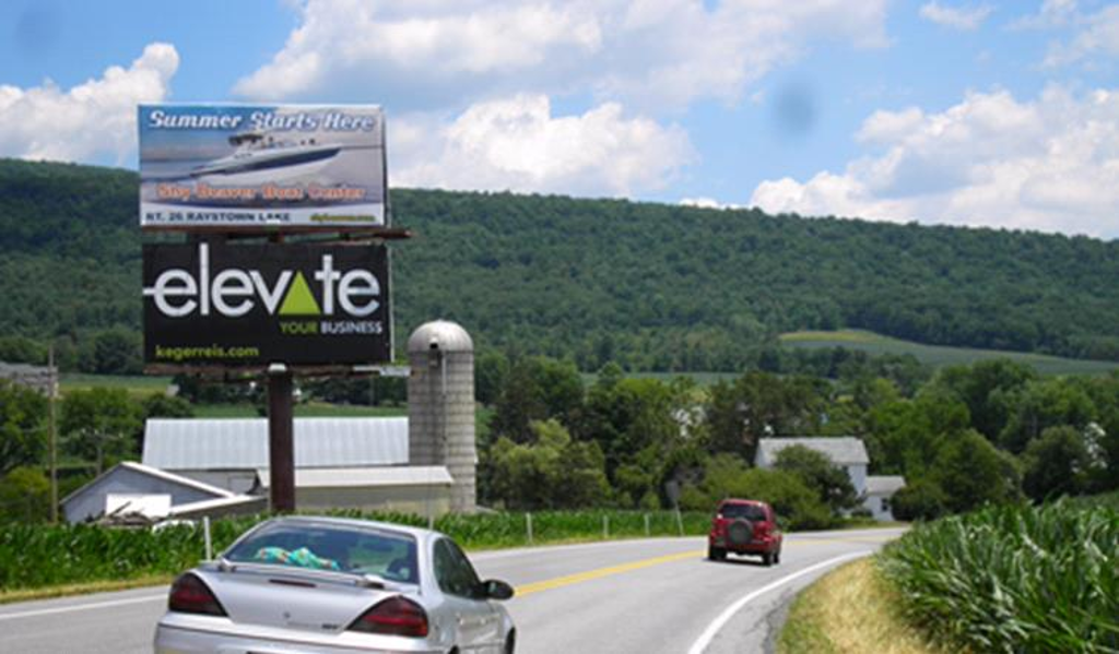 Photo of a billboard in Curryville