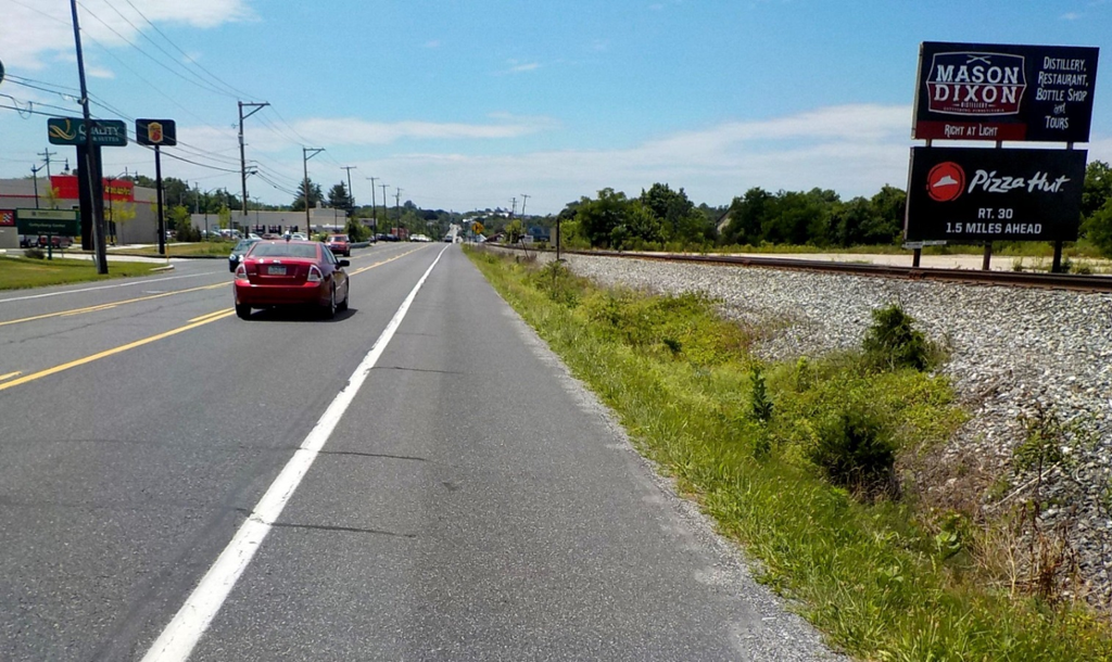 Photo of a billboard in Gettysburg