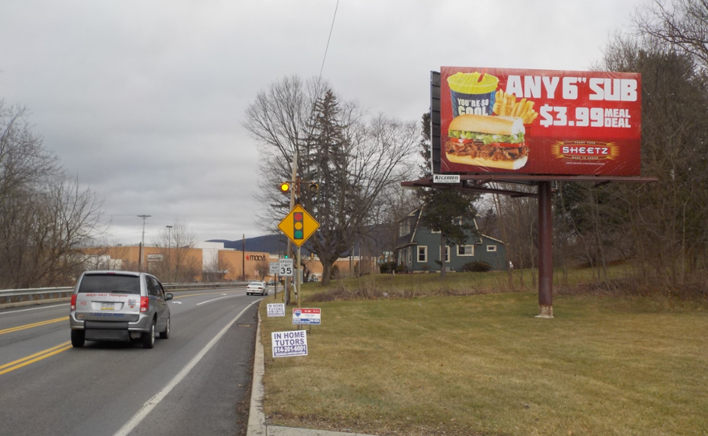 Photo of a billboard in Gallitzin