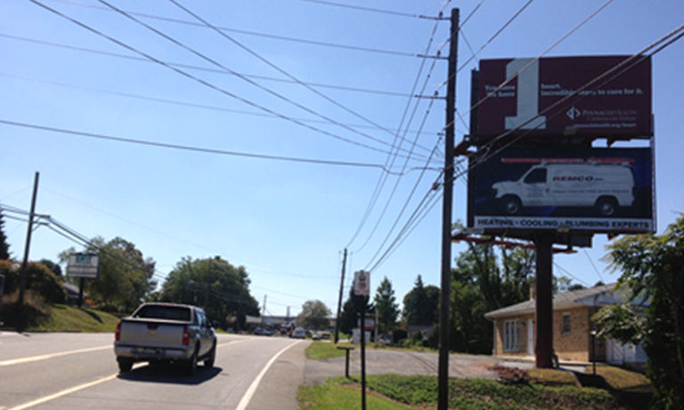 Photo of a billboard in Halifax