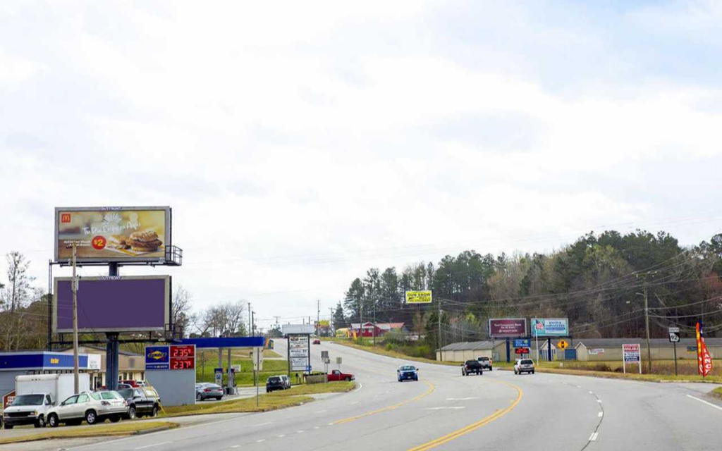 Photo of a billboard in Hiram