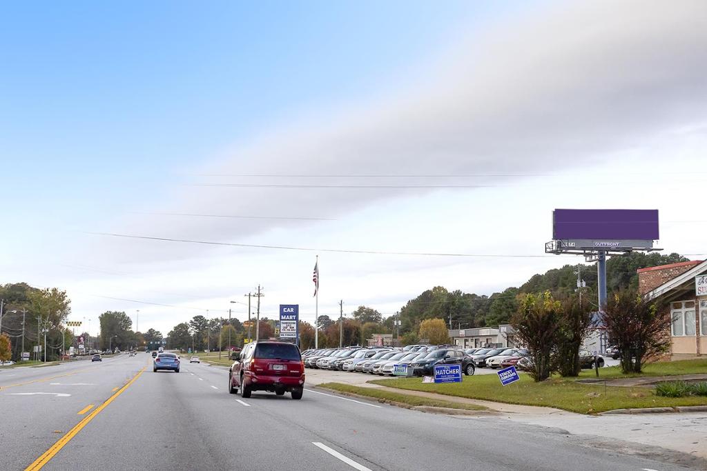 Photo of a billboard in Newborn