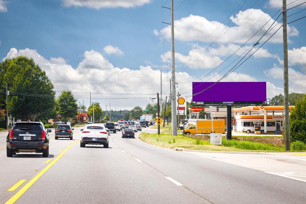 Photo of a billboard in North High Shoals