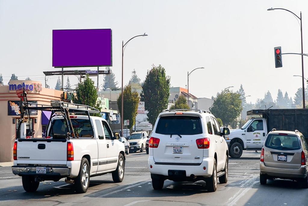 Photo of an outdoor ad in Menlo Park